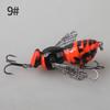 Hard Crawling Insect Lure Floating Surface Bait Noise Making Water Collision Fishing Lure Imitation Bee Design Durable Fishing Tackle