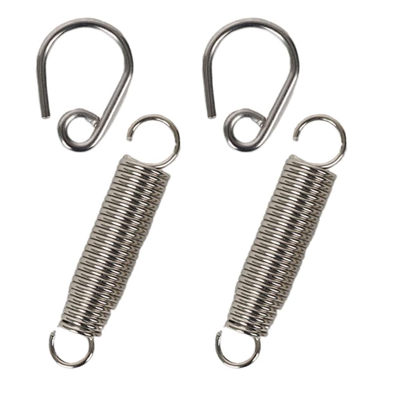 2Pcs Drum Pedal Springs Tensioner Steel Drum Foot Pedal Spring Replacement Drum Extension Spring Easy To Install