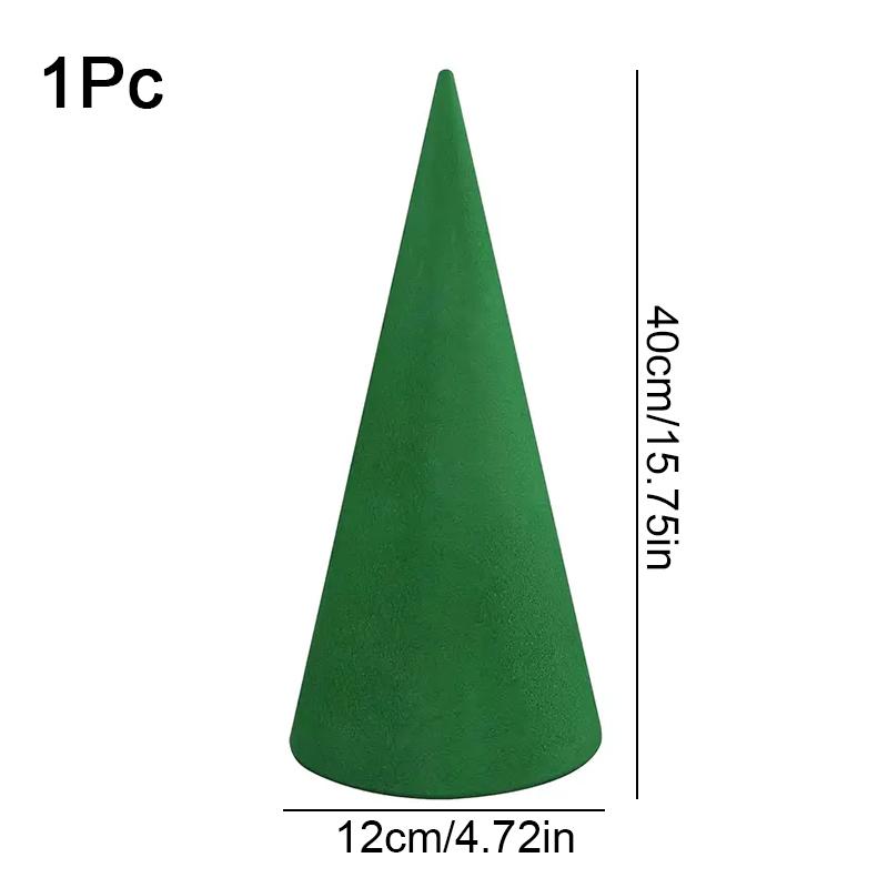 

Губка из флористической пены в форме рождественской елки, мягкая, для рождественского DIY, декоративные принадлежности для цветочной аранжировки