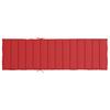 vidaXL Sun Lounger Cushion Red 200x60x3 Cm Oxford Fabric