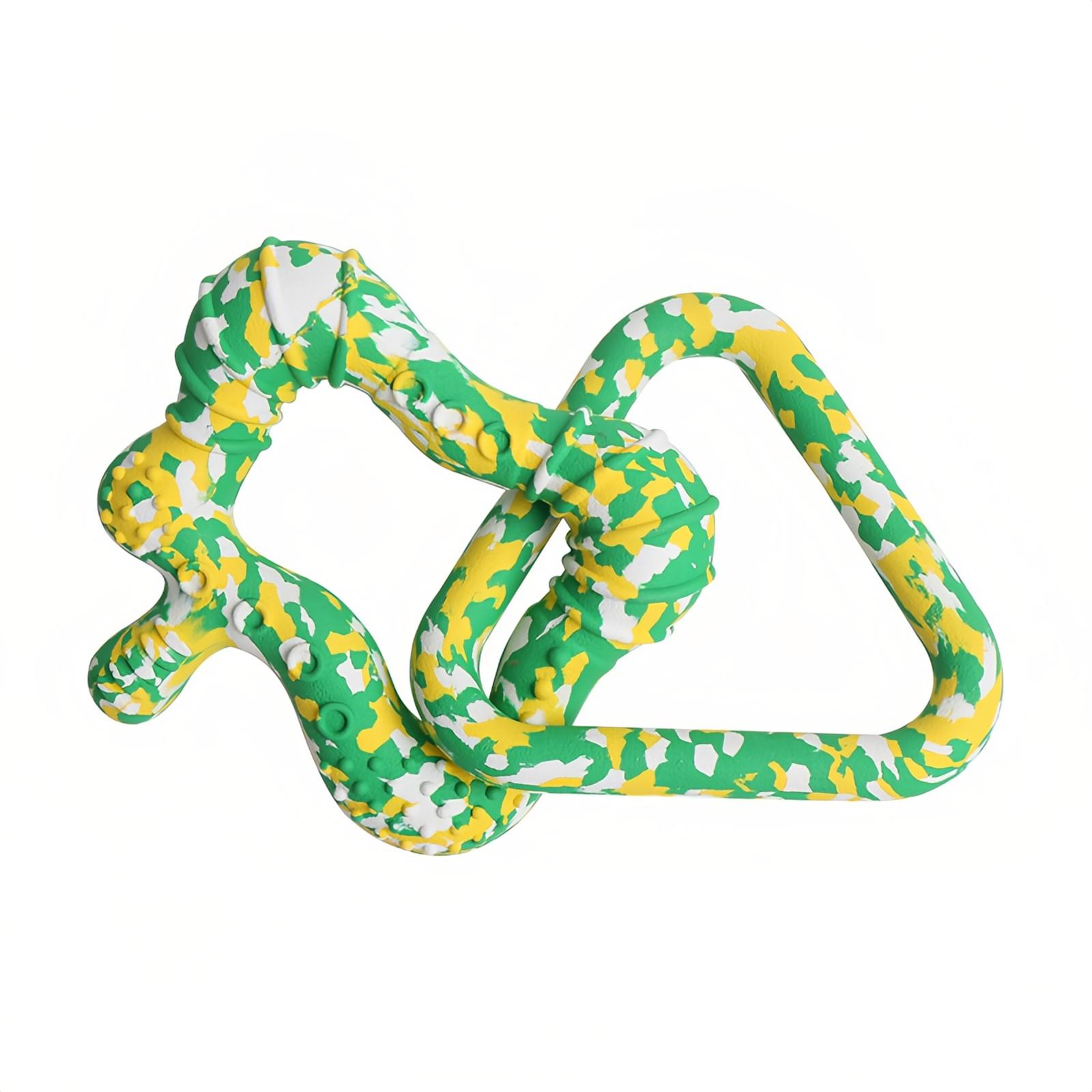 

& Stomach Dog Chew Toy 99.99% Natural Rubber,Eco-Friendly , Gentle Care, Especially Friendly To Puppies In The Teething One Size зелений