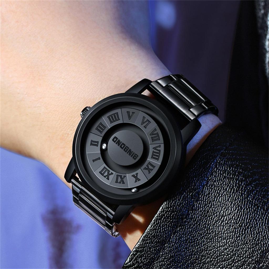 Men's Watch Stainless Steel Magnetic Levitation Analog Display Waterproof Quartz Casual Business Fashion Accessory - Birthday Anniversary Christmas