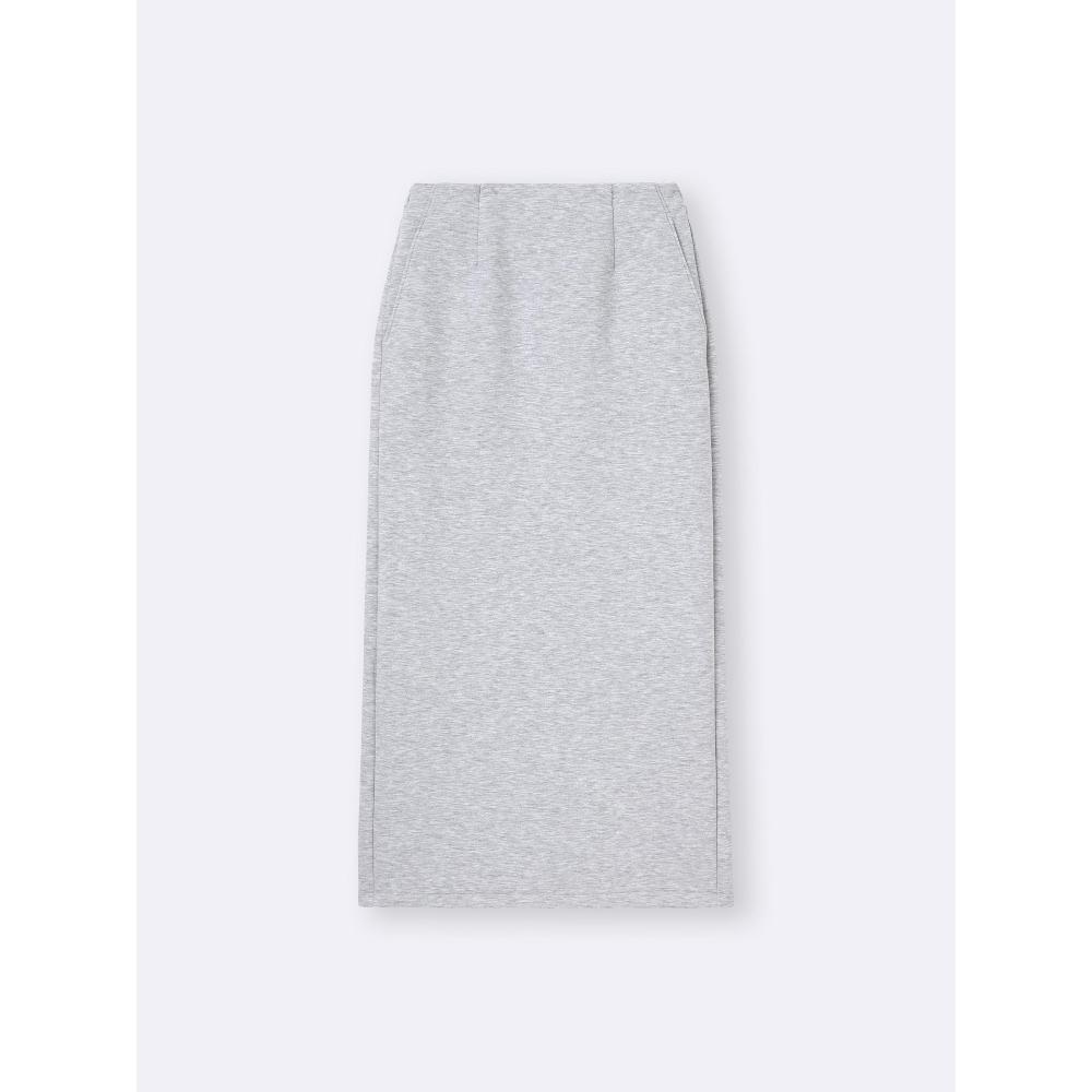Gu By Uniqlo Puff Sweat Narrow Skirt+ec  Length 88.0 To 92.0 Cm 