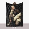 Thick Billie Eilish Blanket Double Sided Fuzzy Blanket Bedroom Supplies Lounge