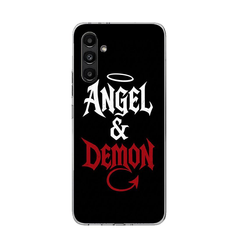 Angel Wings Devil Bad Phone Case For Samsung Galaxy A17 A16 A14 A15 A13 A57 A56 A54 A55 A53 A37 A36 A34 A35 A33 A26 A24 A25 A23