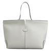 TOD'S Calfskin Tote Bag, Shopping Bag, Handbag Small Women's Gray XBWDBMA0250RORB215