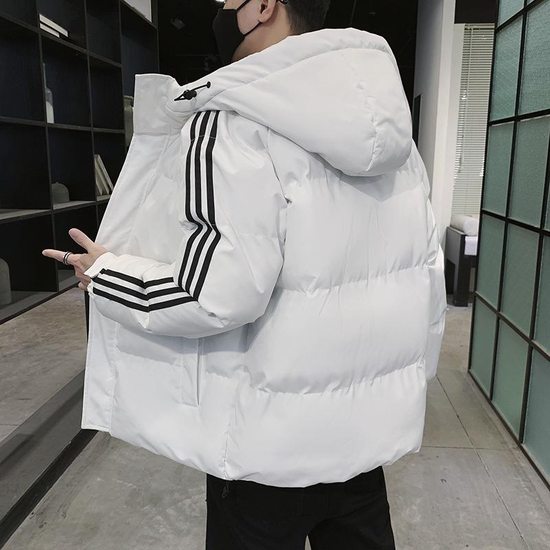 Down Padded Jacket Men's Winter New Casual Padded Jacket Loose Jacket Plus Size Youth Versatile Men's Top Cotton Jacket