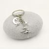 DIY Creative Metal Star Moon Pendant Keychain and Bag Decoration