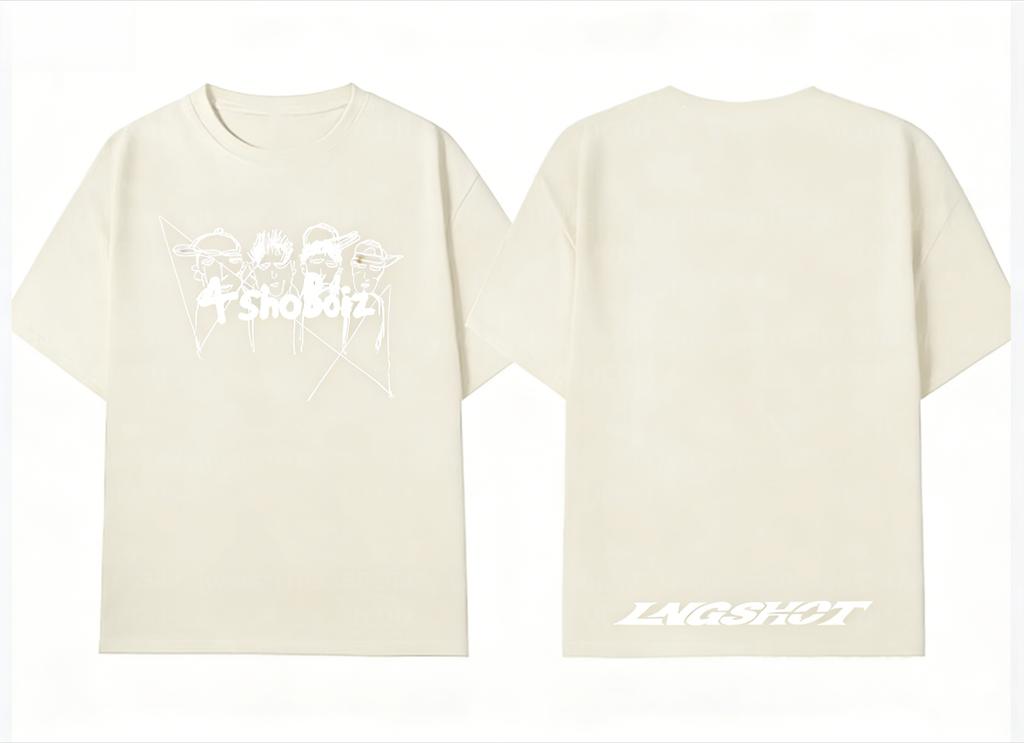 2026 Summer New Lngshot Korean Wave Unisexs Tshirt Fashion Hot Unisex And Women With The Same Round Collar Print Tshirt