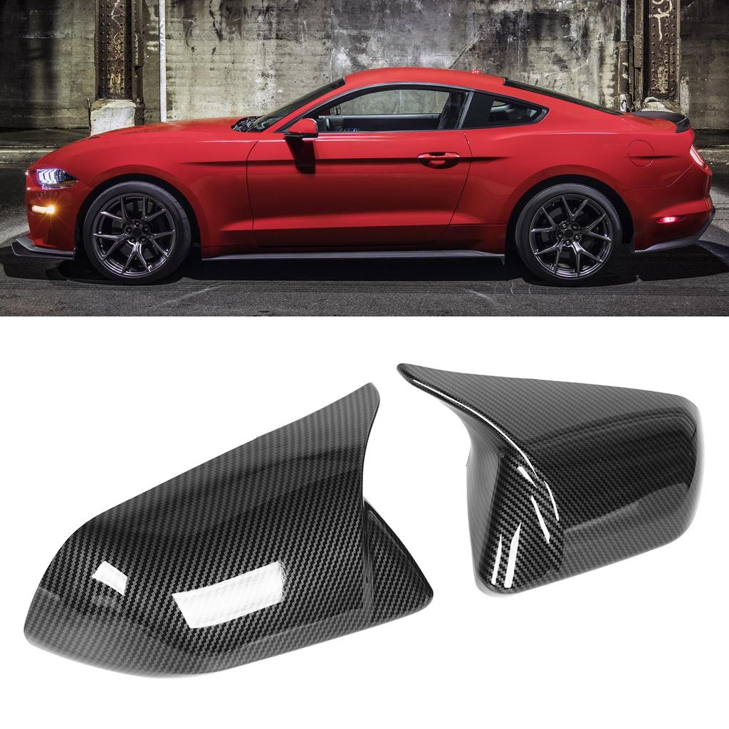 2pcs Door Mirror Cover Left Right Horn Replacement for 20152022