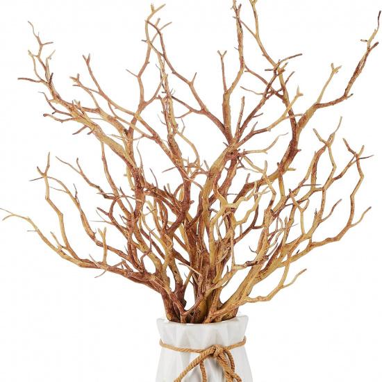 8 Pieces Dried Tree Branches Artificial Antler Branch Manzanita Branches Plastic Tree Branches for Decoration for Christmas Party Various Festivals