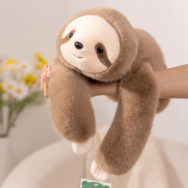 30-65cm Kawaii Vysoce kvalitní plyšová panenka polštářek lesní zvířátko měkký mýval s dlouhými pažemi dinosaurus lenochod panda koala plyšová hračka domácí dekorace