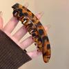 Large In Brown Leopard Print, 1 Piece, Hair Accessory for Women