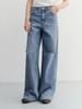 Deonseuteu Damaged Wide Jeans_Udpa6B233_Classic Blue