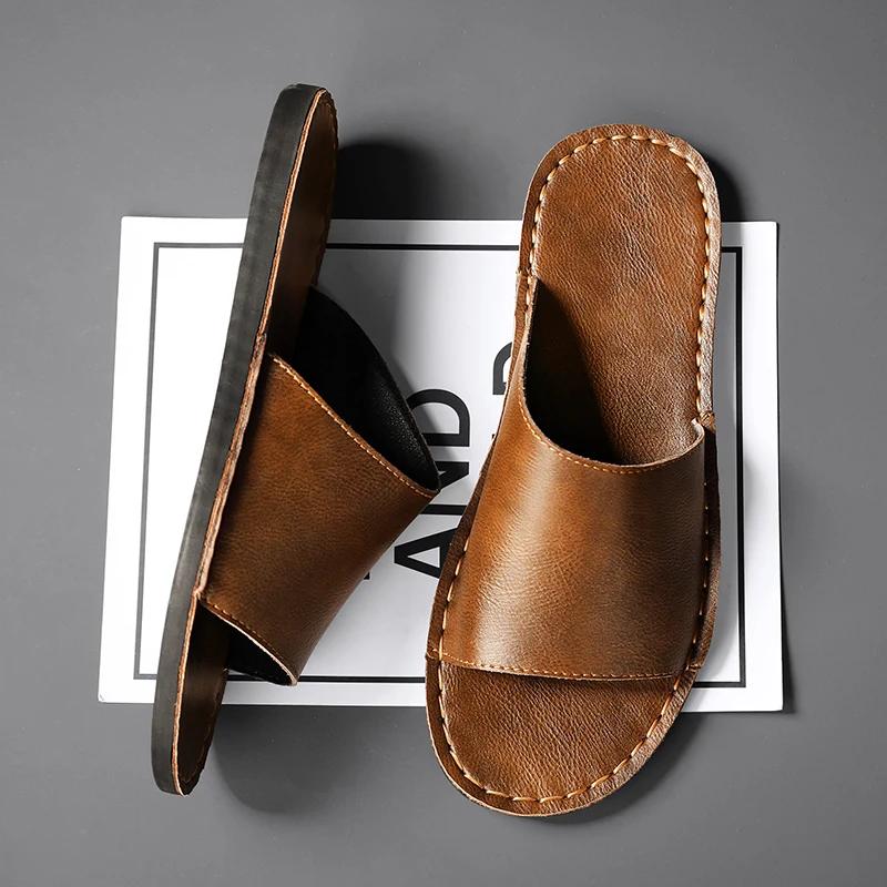 Fashion Male Flip Flops for Men Outdoor Slippers Mens Comfortable Summer Beach Walking Flats Quick Dry Sandals Male Wading Aqua Shoes