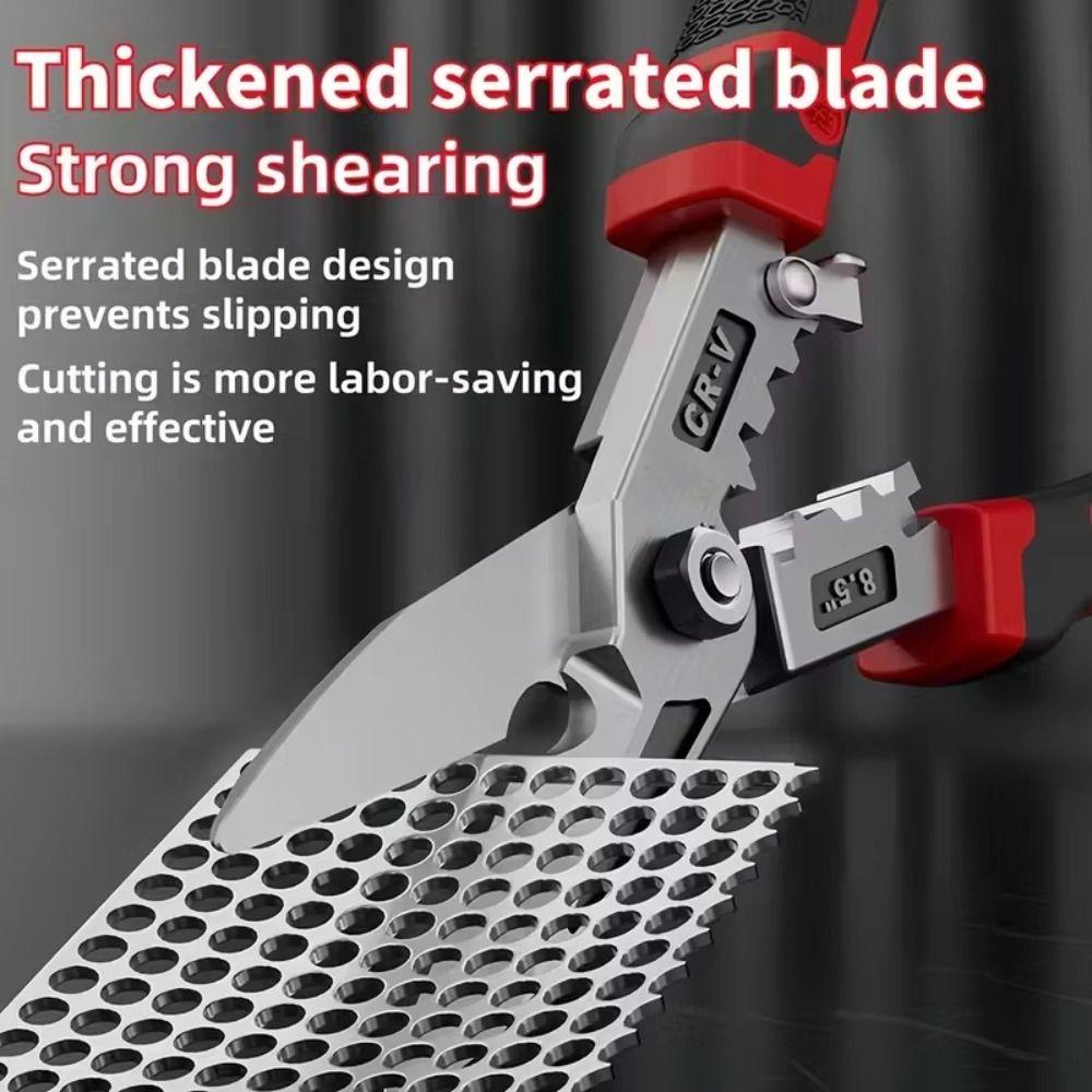 Heavy Duty Iron Shears  for Cable Iron Wire Cutting Stripping Crimping Hand Tool