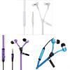 Metal Zipper Earphones With Microphone For Mobile Phone Listening And Call Control