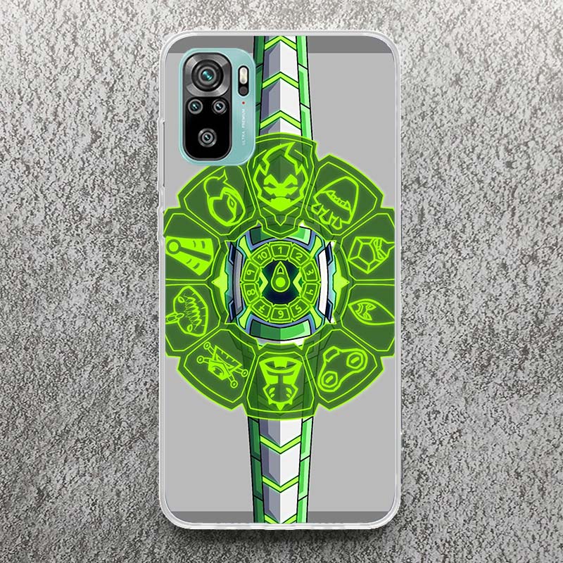 Cartoon Ben 10 Soft Case for Xiaomi Redmi Note 10 9 9S 8 Pro 7 9T 5 Phone Shell Mi 11T 12T 10T 12 11 Lite 6X A3 Cover