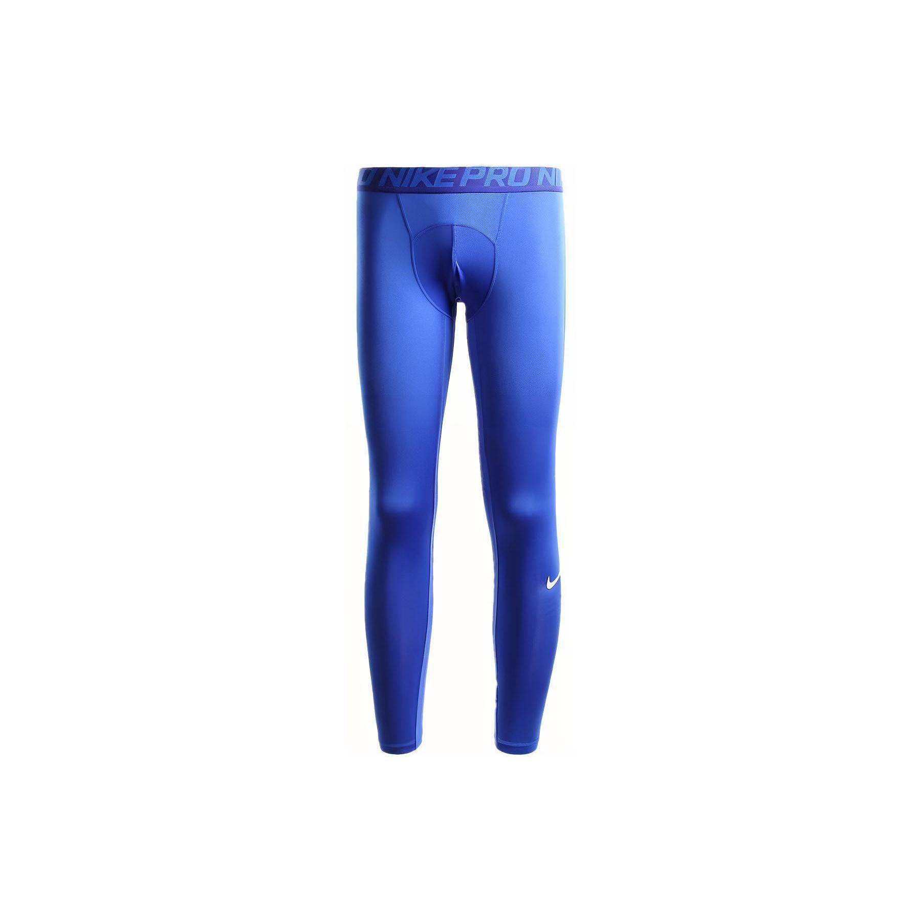 Nike Pro Cool Tight Dri-Fit Pants Blue Men s 703098-480 L