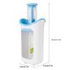 Stazione Spremibottiglie Sistema Pressa & Conserva Spremibottiglie Portatile per Frutta per Bambini Sacchetti Alimentari per Cucina di Casa(blu )