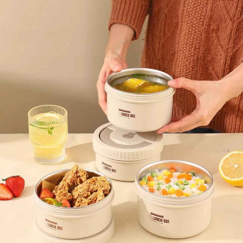 Stainless Steel Portable Multi-layer Insulated Bento Box Food Storage Containers Picnic Lunchbox