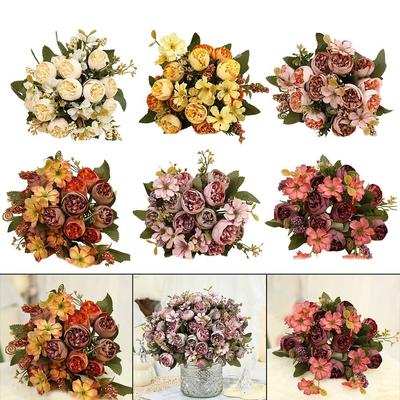 Rose Flower Rose Fake Flower Simulated Bouquet High Quality