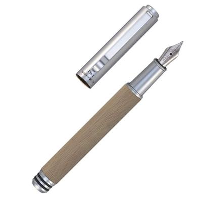 IWI Füllfederhalter Extra Handholz D99D Stift, Fein, Schriftzug, Beige, IWI-9S640