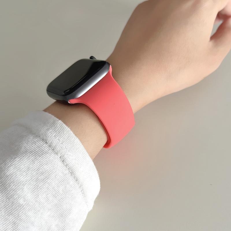 Straps For Watch 10 46 Mm 49mm 44 Mm 45mm 40mm 42mm 41mm 38mm Sport Bracelet iWatch Series 9 8 7 SE Ultra 2 Silicone Band