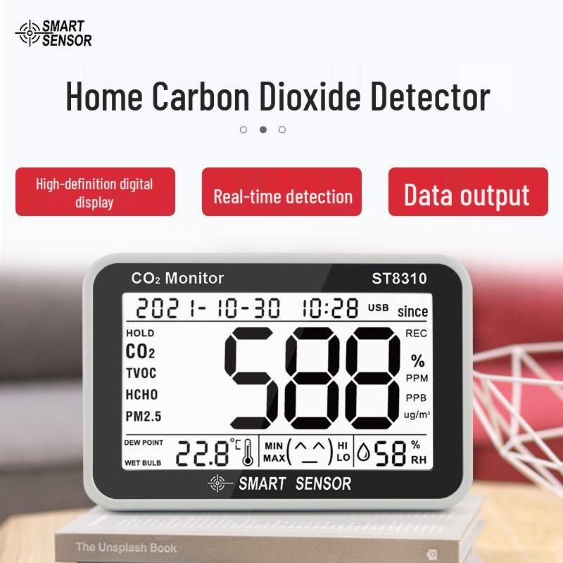 Xima ST8310 CO2 Detector & Indoor Air Quality Monitor with Alarm Xima ST8310 CO2 Detector