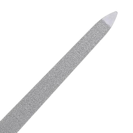 8Pcs Double-sided Metal Nail File with Ergonomic Non-slip Handle Professional Men Women Stainless Steel Gel Acrylic Fingernail File Emery Board