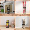 Umbrella Storage Stand Square Metal Hollow Umbrella Holder with Detachable Tray Umbrella Drain Rack for Entryway Home Office