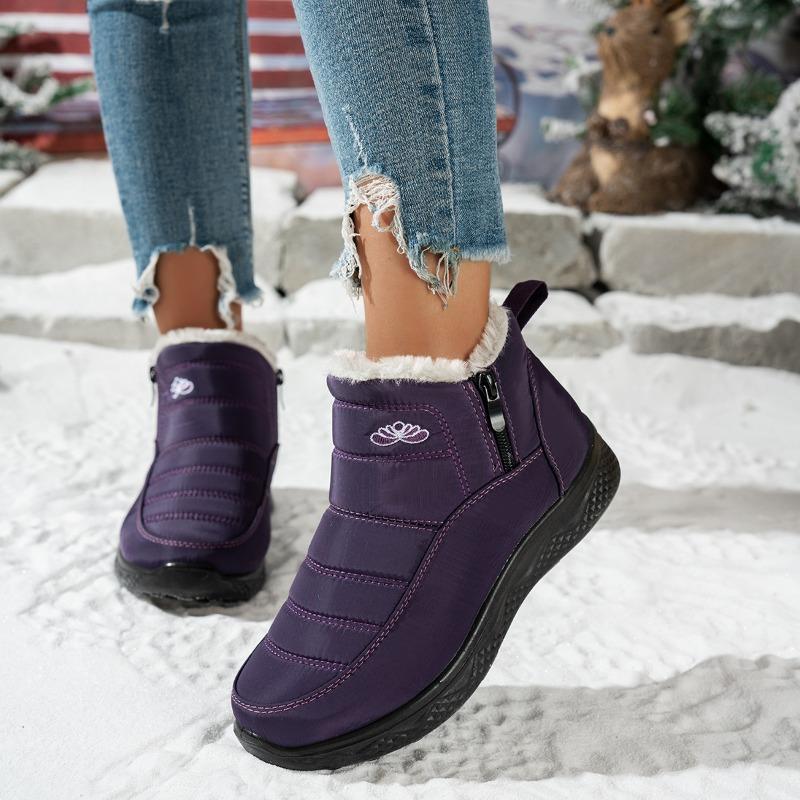 Shoes Men's New Winter Velvet Thickened Cotton Shoes Outdoor Men's and Women's Cold and Warm Snow Boots