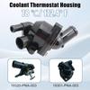 SecosAutoparts Coolant Thermostat Housing, Fit For Honda Civic 2002-2005 2.0L, CR-V 2002-2006 2.4L, Fit For Acura RSX 2002-2006 2.0L L4, Replace#
