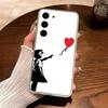 Graffiti Artist B-Banksy-S Phone Case Ultra Clear Phone Case For Samsung Galaxy A52 A12 A51 S21 Edge S22 S23 S24 S20LITE Plus