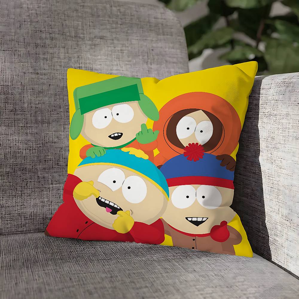 S-SouthES Cute P-Park Pillow Case For Sofa Decor Car Office Room Printing Cushion Cover Decorations and Protector