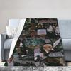 Dracor Malfoye Blanket Dracor Malfoye Flannel Vintage Warm Throw Blankets for Coverlet Autumn/Winter