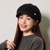 Wool Octagonal Cap Autumn Winter Women's Beret Painter's Cap