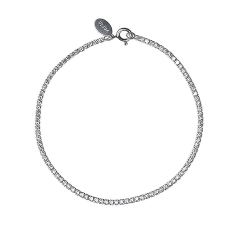 green [925 silver] Eight.silver.86 / end handle dew bracelet (silver)