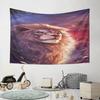 "Majestic Cosmic Lion with Tribal Patterns" Pattern Wall Hanging Tapestry Decorative Tapestry Home Decor for Bedroom and Living Room