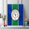 Football Club Emblem 100% Round Full Drill 5D DIY Diamond Painting Embroidery Cross Stitch Rhinestone Decor