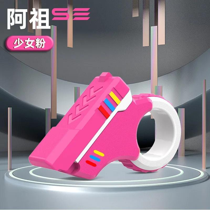 3D Printed Fidegt Toys Rotary Finger Sliders Fidget Toy Offi Pressure Relief Slider Ratchet Finger Fidget Fingertip Textured