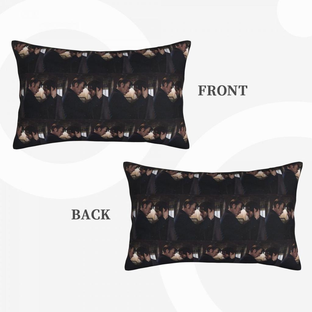 Hannibal X Will Graham Decoration Horror Movie Rectangle Pillowcase Cushion Cover Decorative Bedroom Home Comfort Throw Pillow