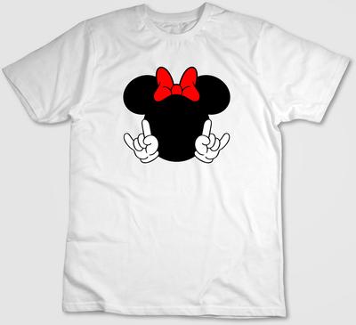 Famosa Figura di Topolino, T-shirt a Maniche Corte Uomo / Donna H373