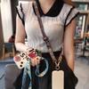 Universal Phone Clip Antilost Retro Pattern Strap Crossbody Long Strap Adjustment Length Hanging Neck Strap Mobile Phone Lanyard
