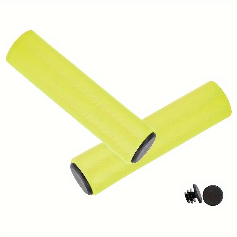 1 Pair Soft Silicone Bicycle Handlebar Grip - Comfortable, Non-Slip, Thickened Design for Mountain & Road Bikes