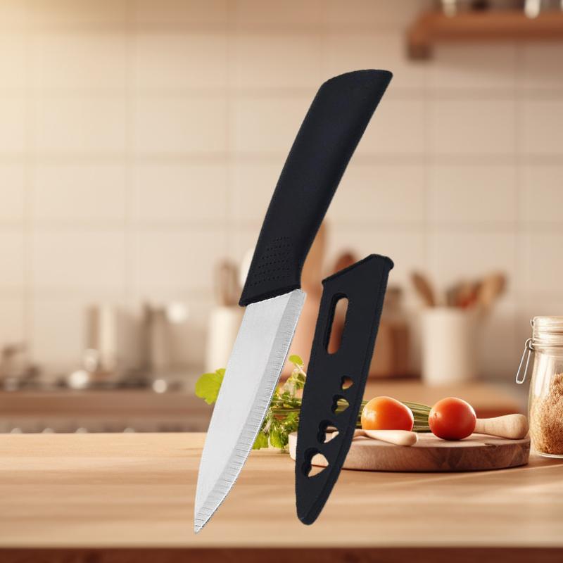 WXCOO Stainless Steel Cooking Chef Knife Fish Filleting Knife Multifunctional Fish-scaling Cutter Kitchen Knife with Cover