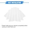 8 Pcs Pillar Posts Door Window Trim Cover Compatible for Nissan Altima 2013-2018, Durable Plastic Black Anti Scratch Stickers Door Pillar Cover