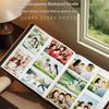 Leather 6-Inch Large Capacity Photo Album: Horizontal/Vertical Version, 5 Pages for Family, Baby, and Commemorative Photos.