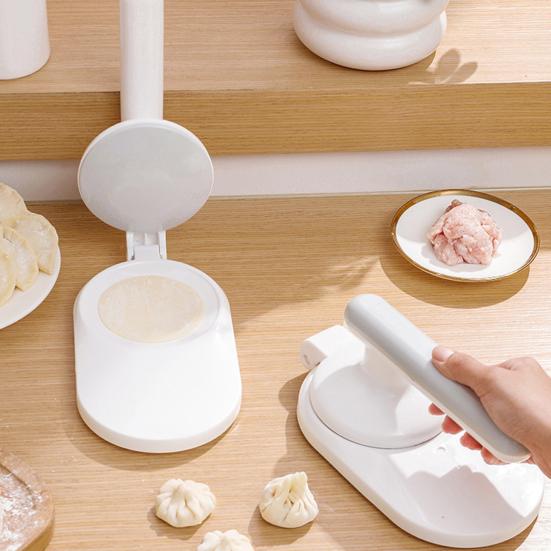 Dumpling Wrapper Press Food-Grade Plastic Dumpling Maker One-pressure Dumpling Mold for Homemade Wonton Potstickers