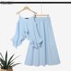 ZANZEA Women Sleeveless Camisoles and Long Skirts Casual Two Piece Suit Sets
